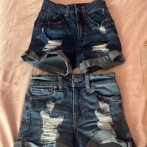 000 high rise aeropostale shorts .